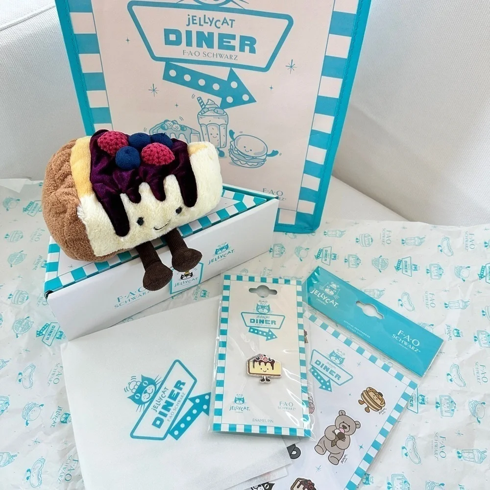 Jellycat FAO Schwarz NYC DINER EXCLUSIVE Crember Cheesecake 🔥🔥